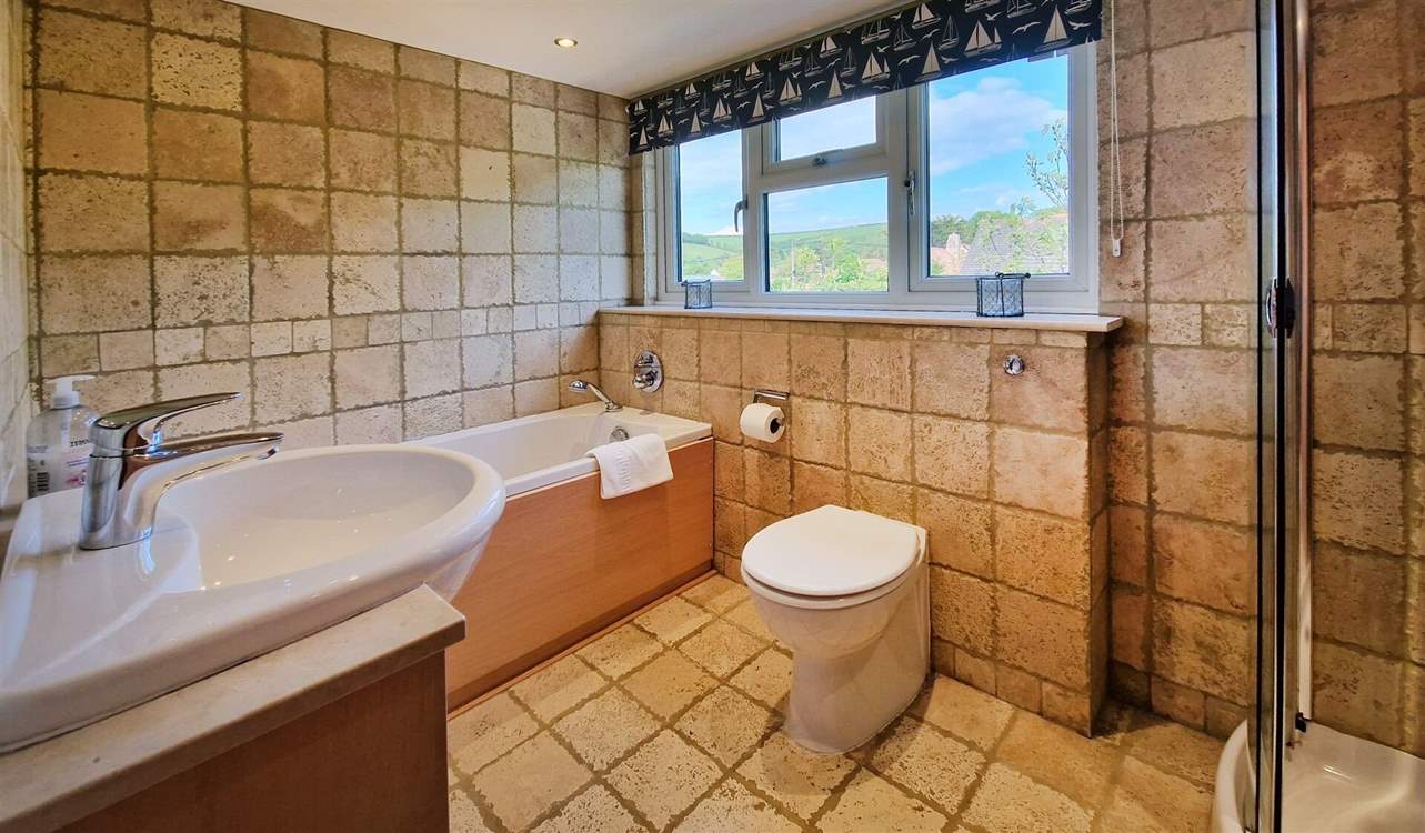 The family bathroom on the first floor.