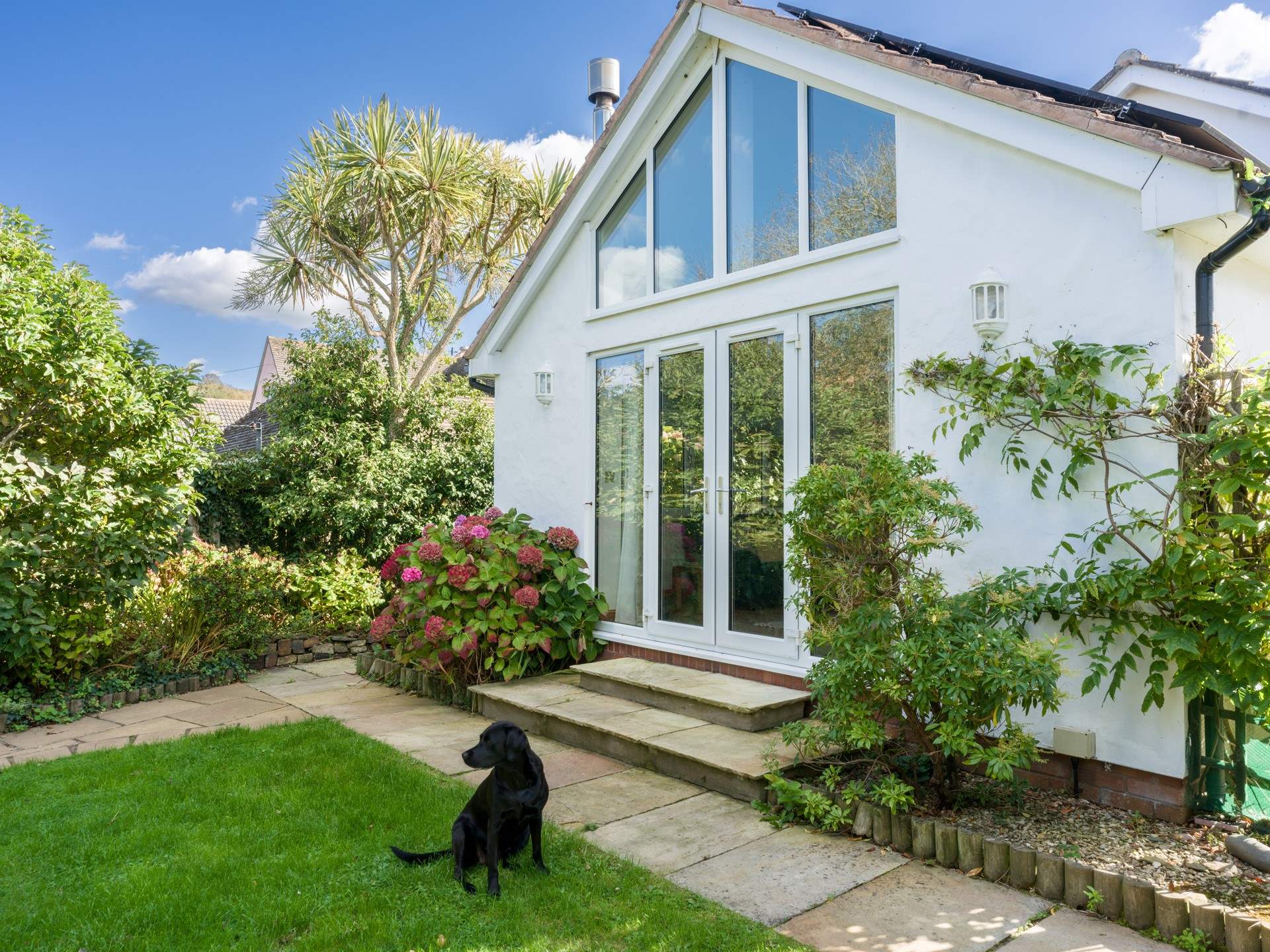 Hideaway has plenty of outdoor space. 