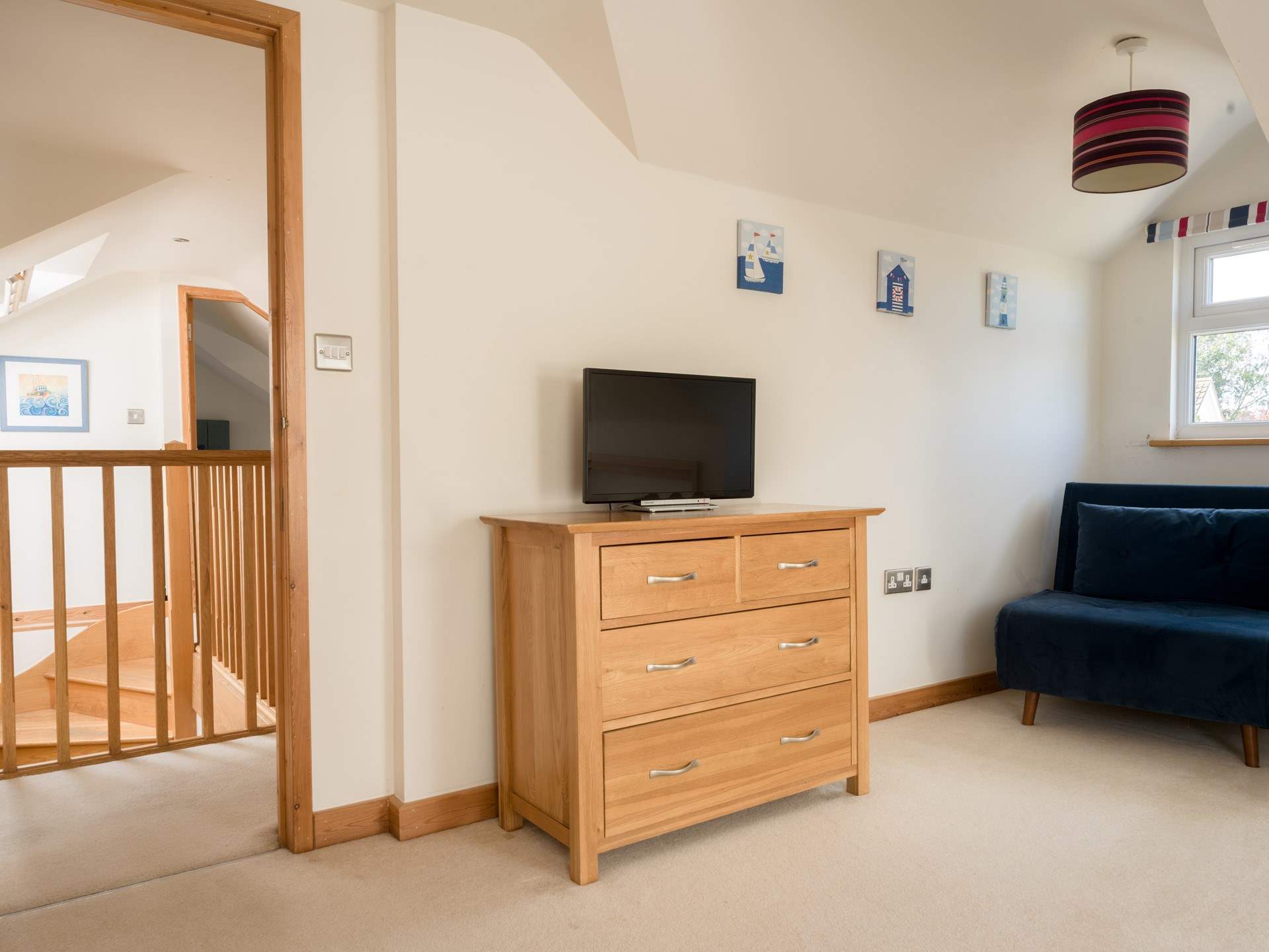 The principle room is both spacious and relaxing.