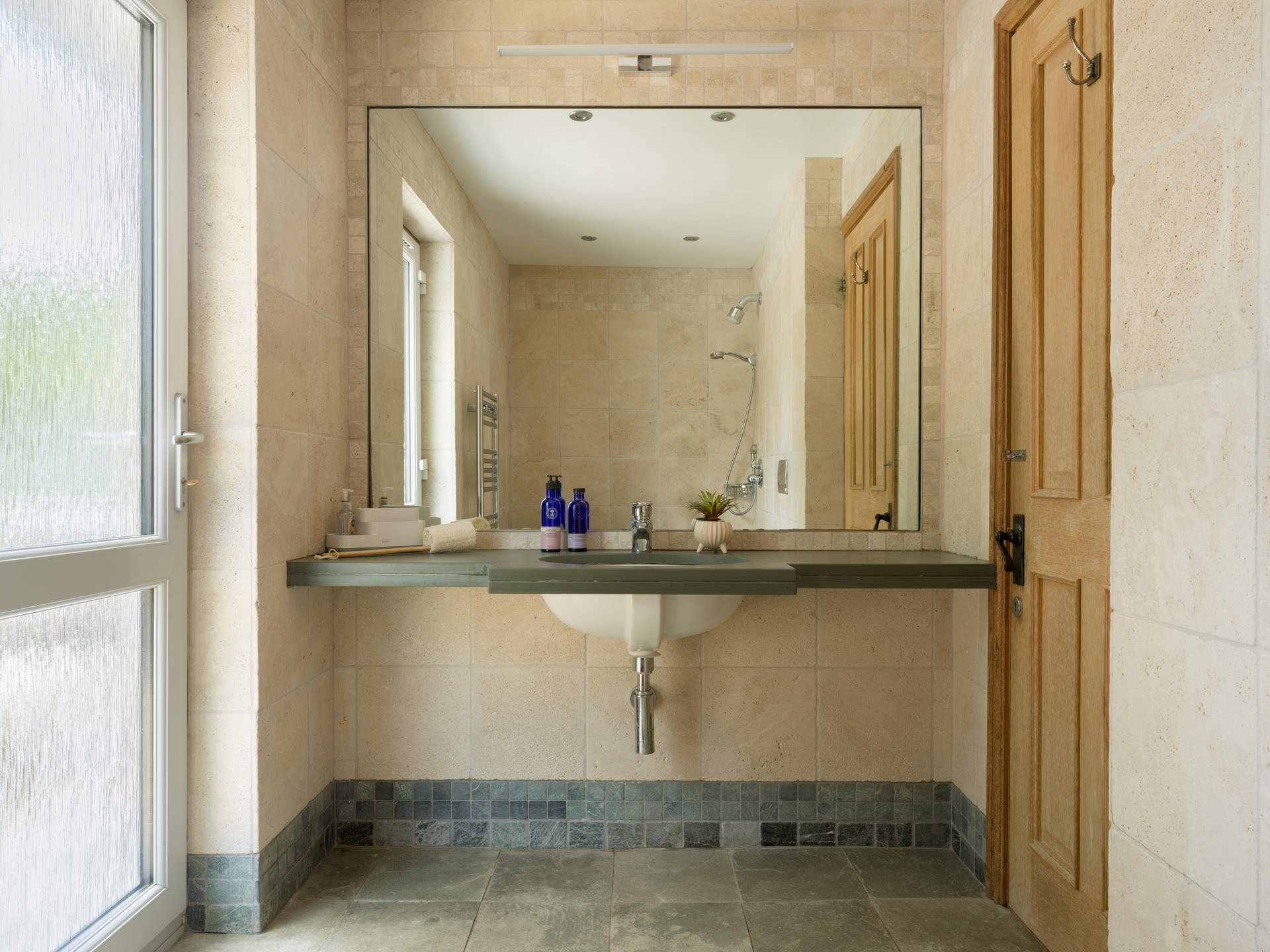 The wet room is on the ground floor perfect for the twin room or a post surfing shower.