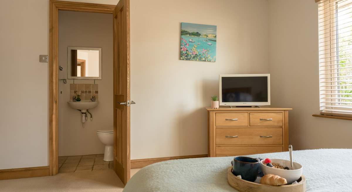 The en suite shower-room.