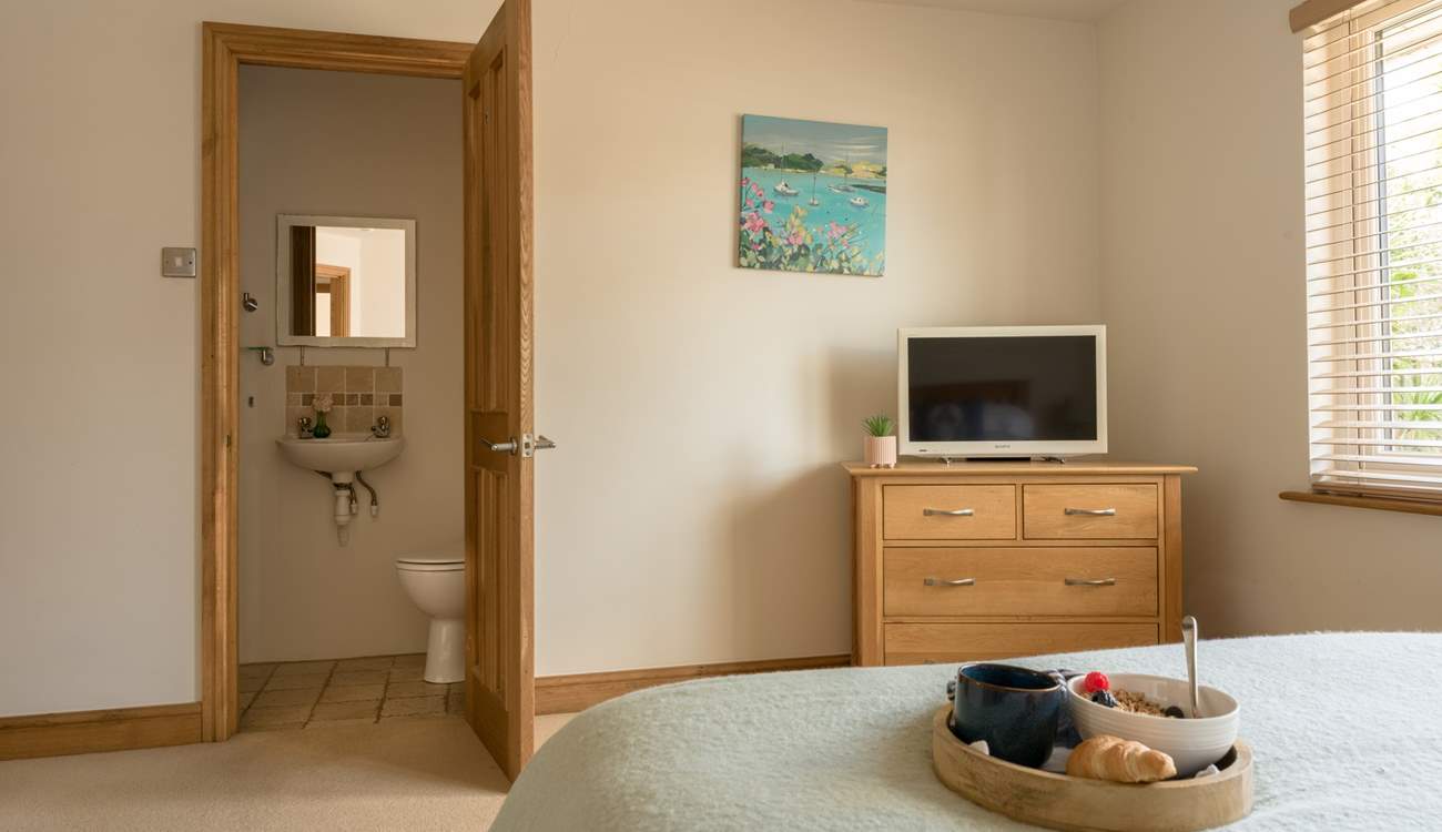 The en suite shower-room.