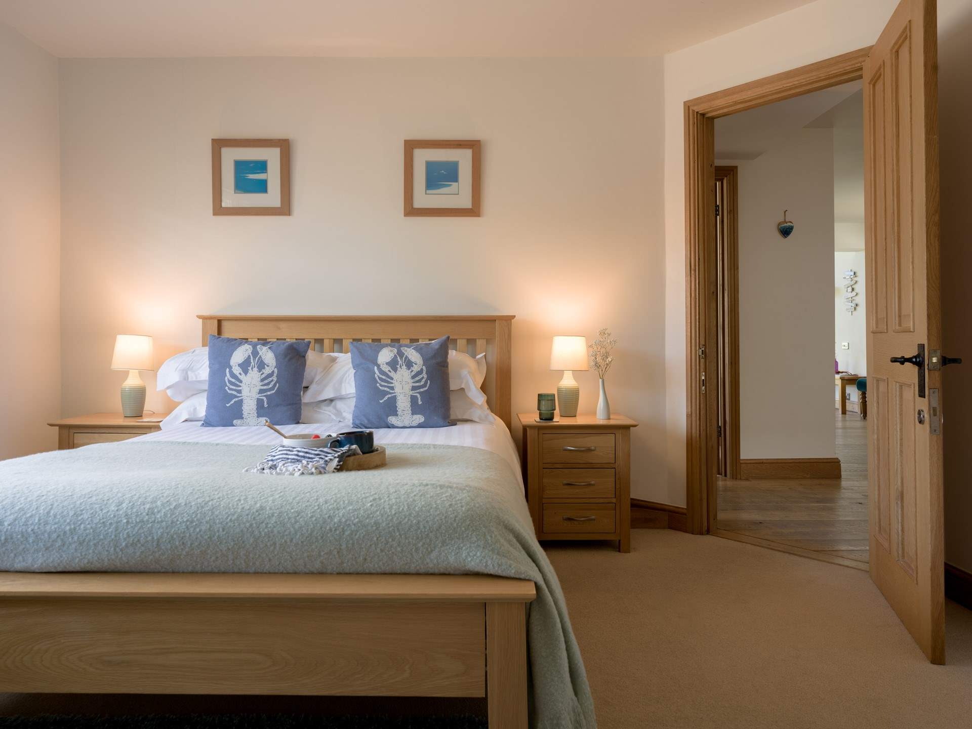 The ground floor en suite bedroom offers the perfect spot to recharge.