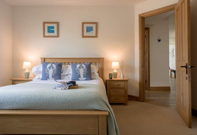 The ground floor en suite bedroom offers the perfect spot to recharge.