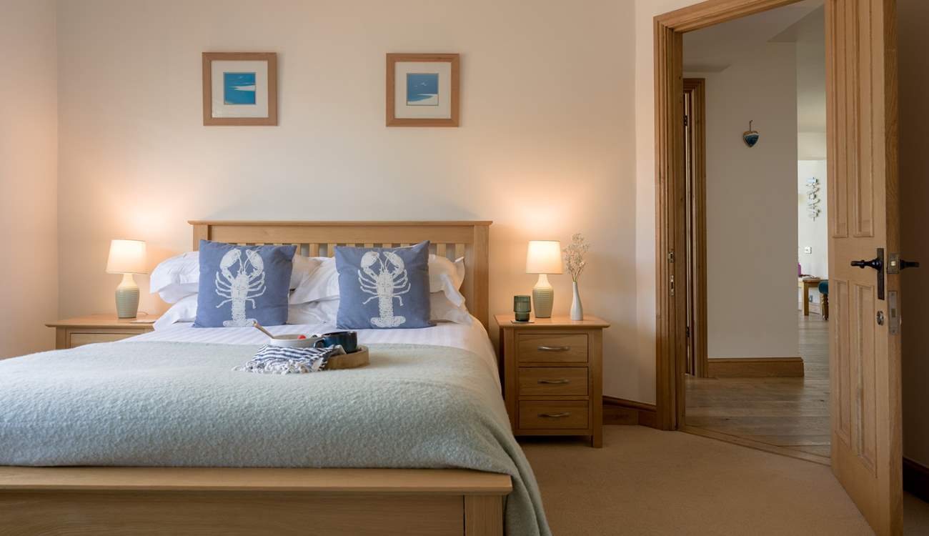 The ground floor en suite bedroom offers the perfect spot to recharge.