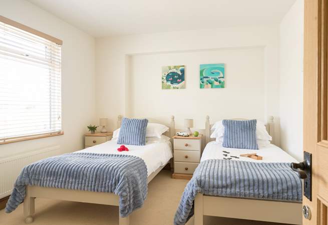 The twin bedroom can also be found on the ground floor.