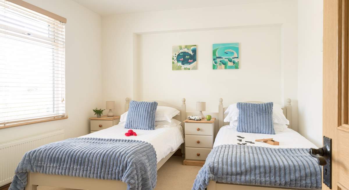 The twin bedroom can also be found on the ground floor.