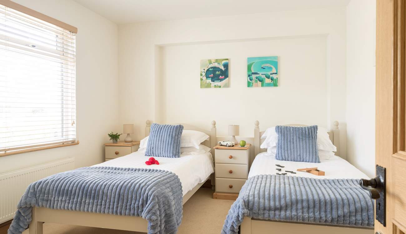 The twin bedroom can also be found on the ground floor.