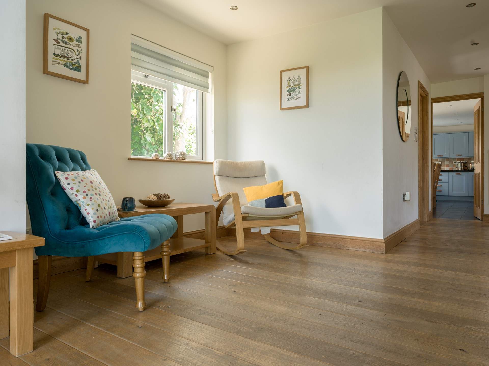 A quiet corner to read and relax. 