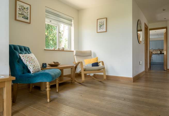 A quiet corner to read and relax. 