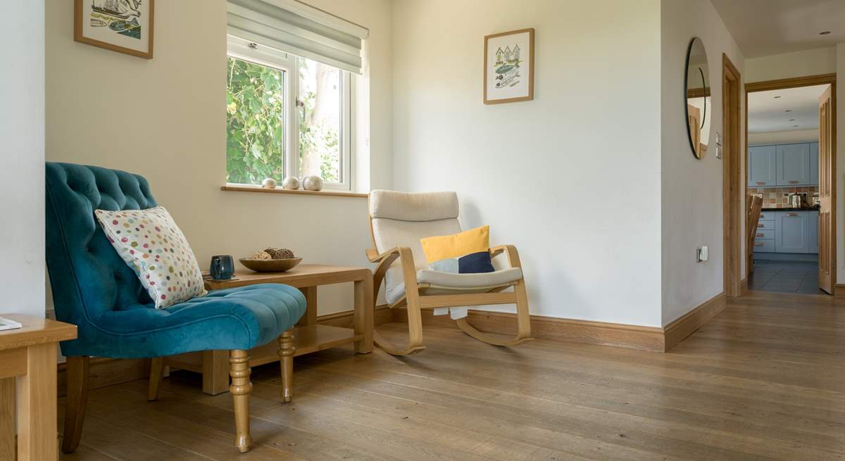 A quiet corner to read and relax. 