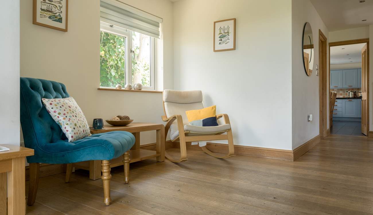 A quiet corner to read and relax. 