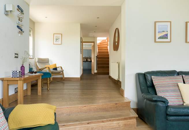 Climb the stairs to find another three bedrooms.