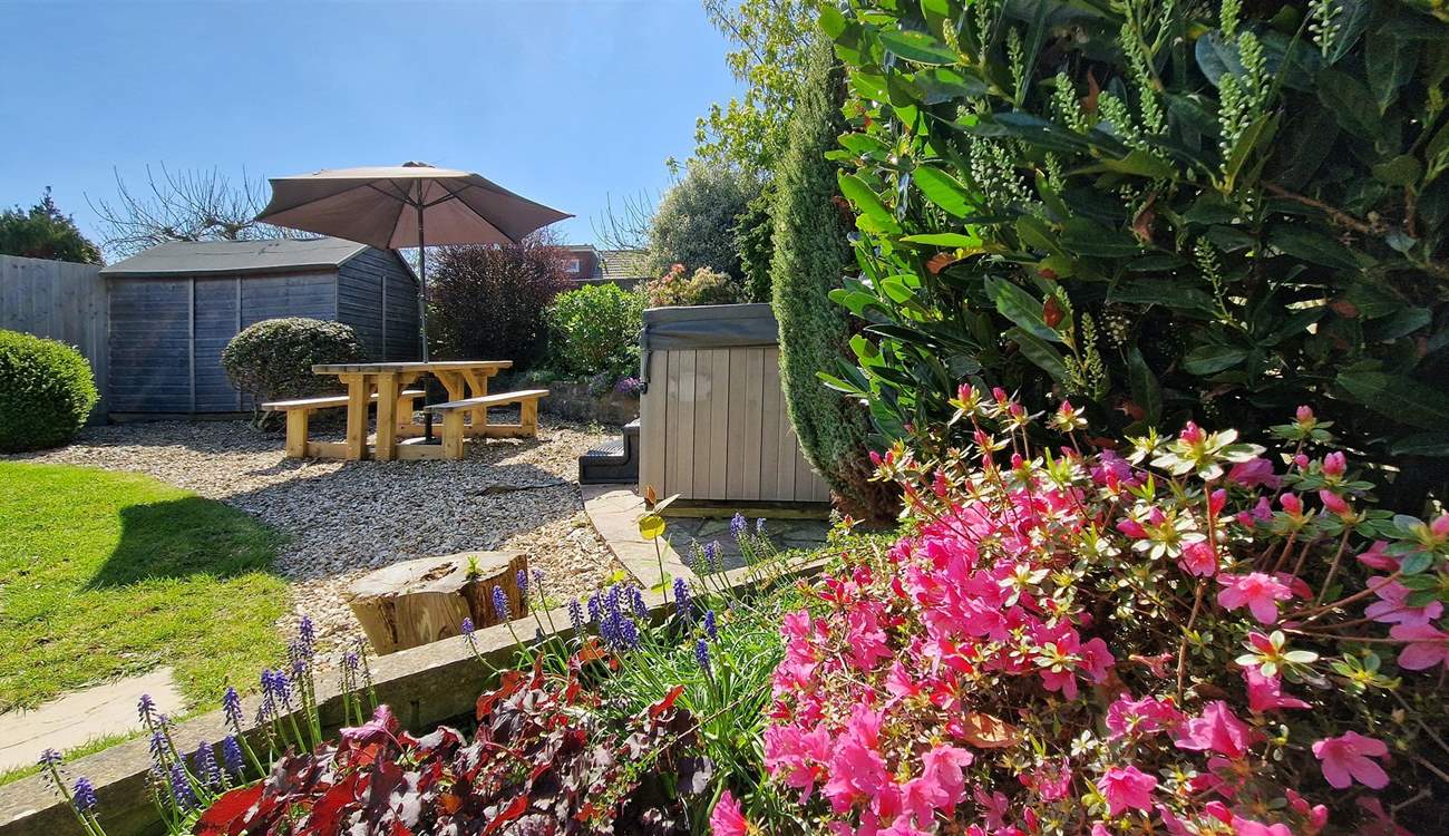 The garden is a glorious haven.