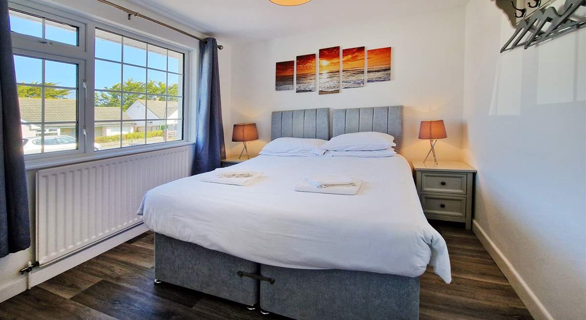 Bedroom 2 can be made up as a king or a twin.