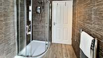 The shower-room.