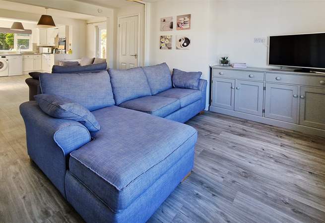 Another delightful sitting area. The sofa can be made up into a bed accommodating two guests.
