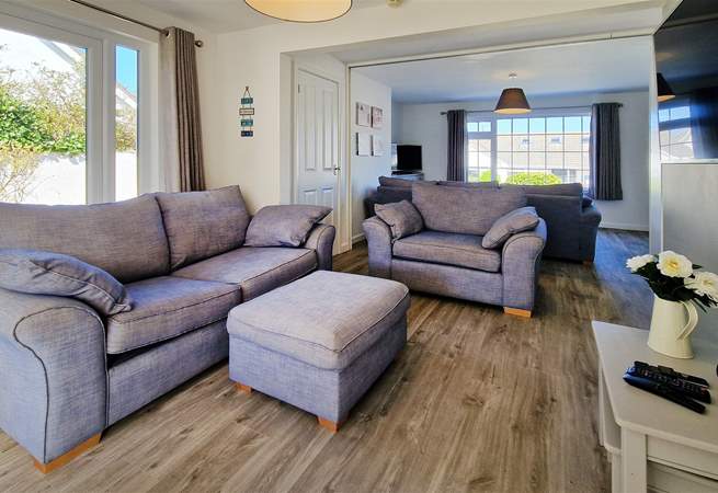 Sink into the squishy sofas.