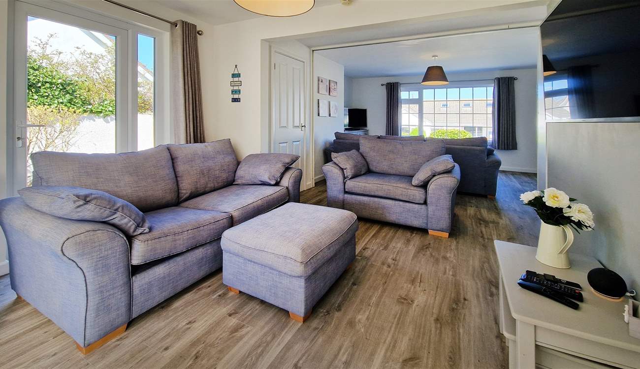 Sink into the squishy sofas.