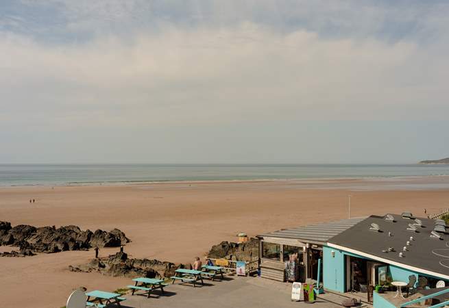 Beautiful Croyde beach is just a short walk away.