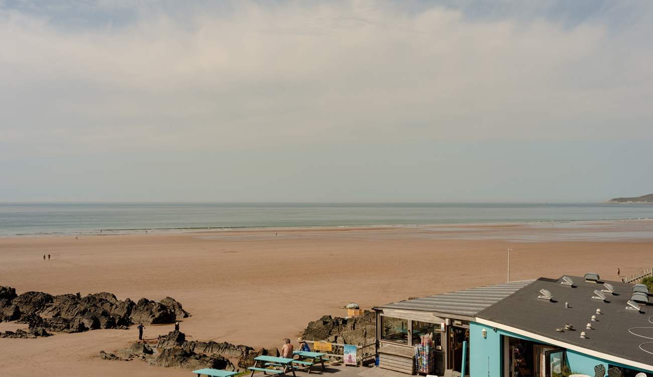 Beautiful Croyde beach is just a short walk away.