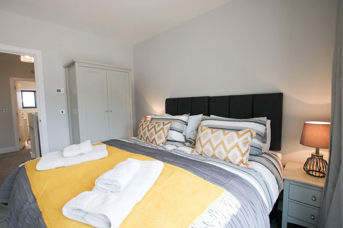 You will find two double bedrooms with 'zip and link' beds on the first floor, and a bunk room.