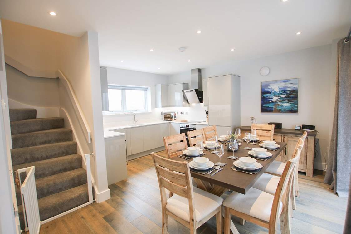 The kitchen/diner has all you need.