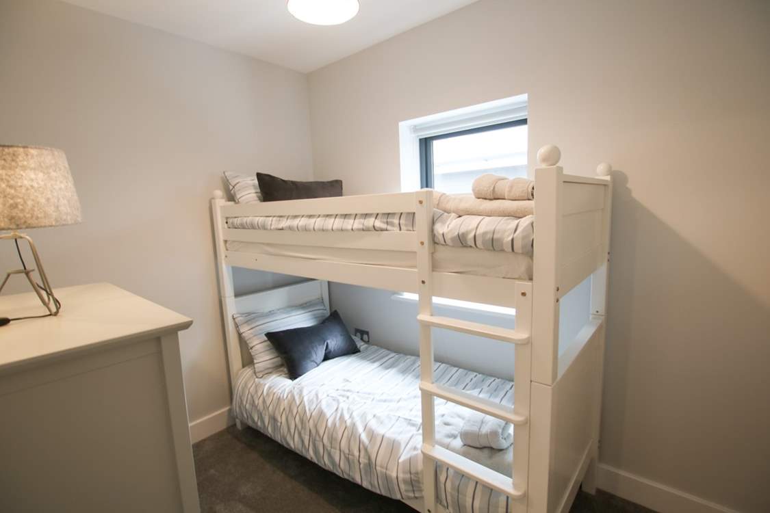 The bunk beds are suitable for both children and adults.