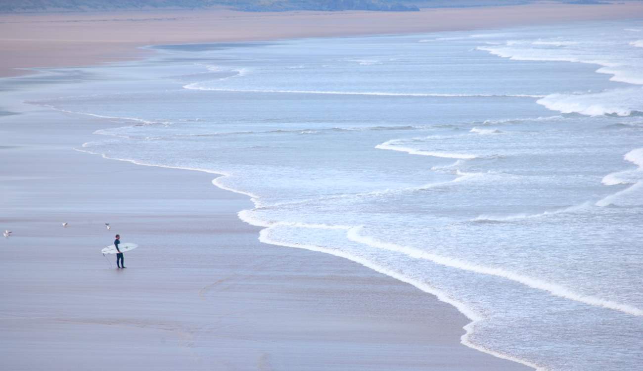 Woolacombe is a short drive away. 