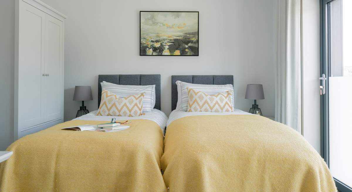 Bedroom 1 can be made up as a super-king or twin beds for flexibility. 