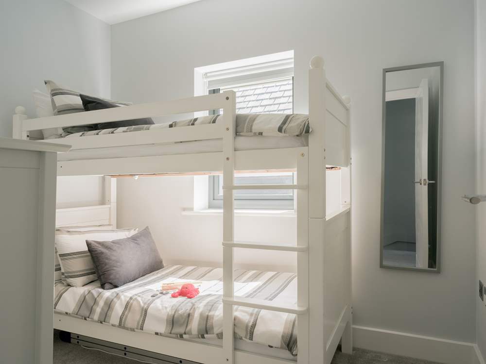 The bunk-beds are suitable for both children and adults.