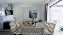 The kitchen/diner has all you need.