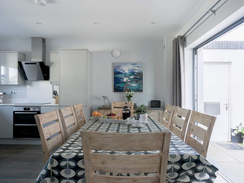 The kitchen/diner has all you need.