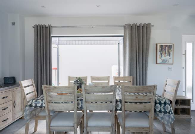 Gather everyone around the table and plan the day's adventures.