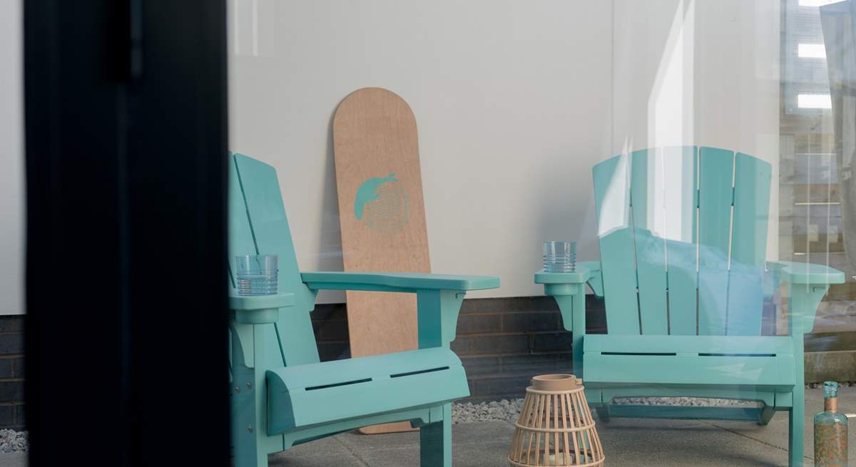 Relax after a busy day surfing the waves.