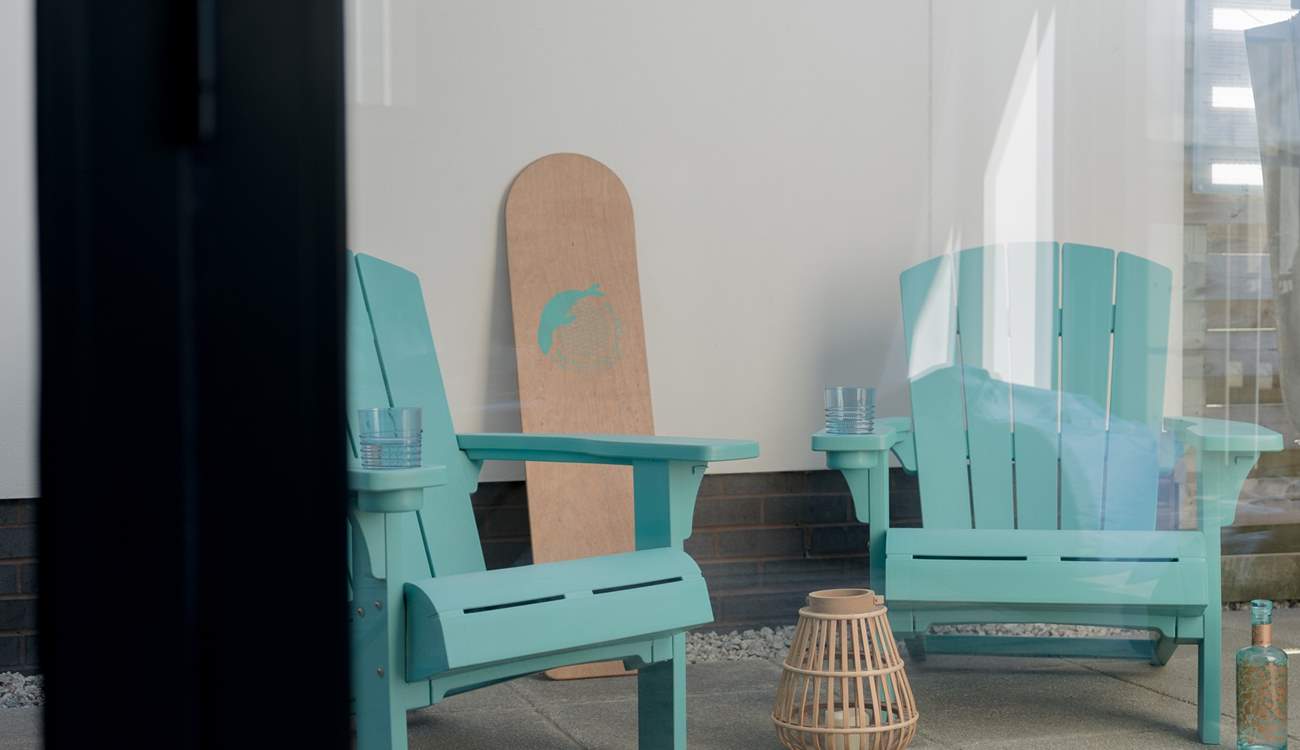 Relax after a busy day surfing the waves.