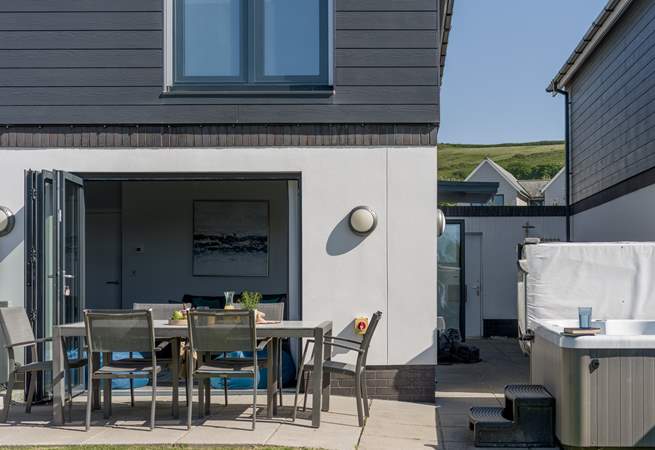 Enjoy spending time together in the fabulous enclosed garden.