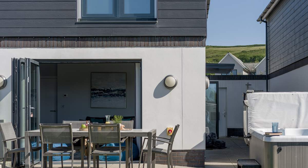 Enjoy spending time together in the fabulous enclosed garden.