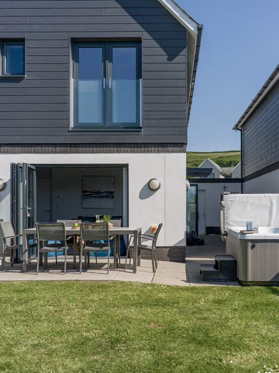 Enjoy spending time together in the fabulous enclosed garden.