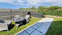 Enjoy a spot of afternoon tea in the garden.