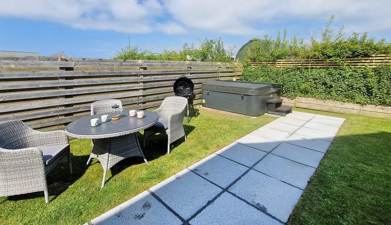 Enjoy a spot of afternoon tea in the garden.