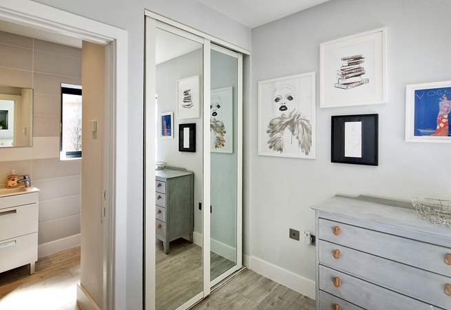 The elegant main bedroom.