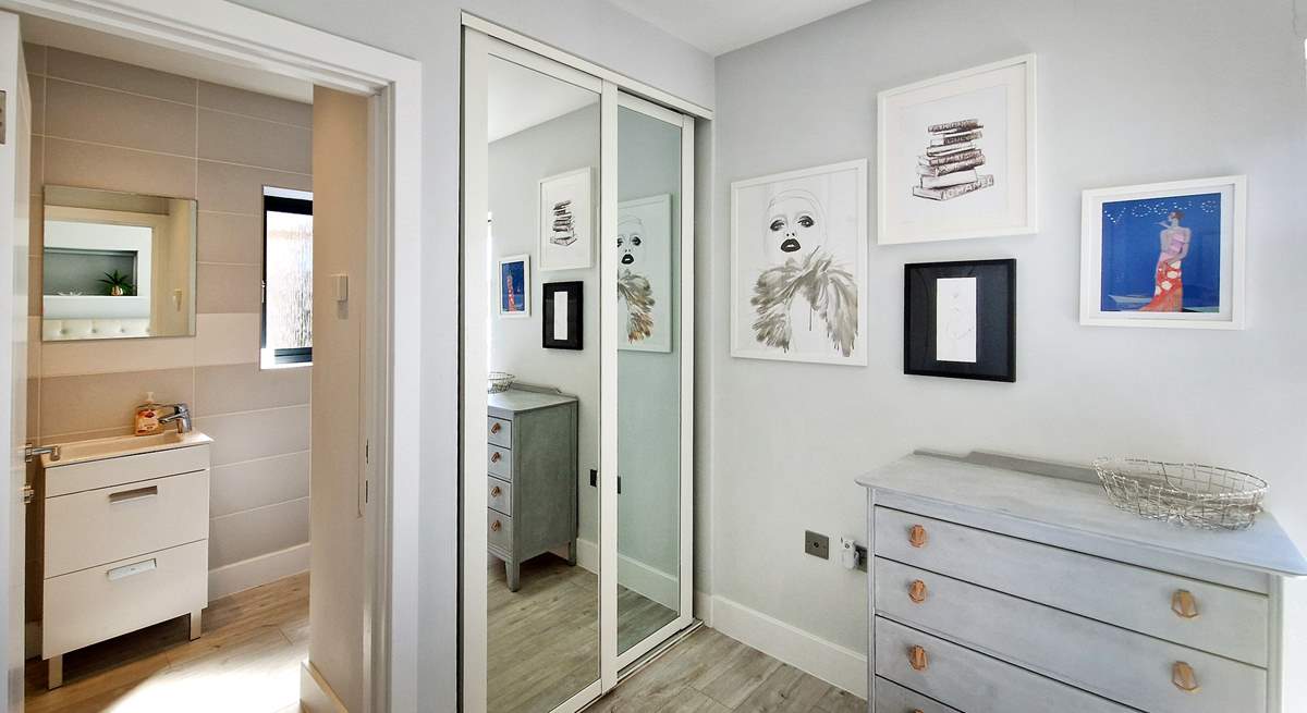 The elegant main bedroom.
