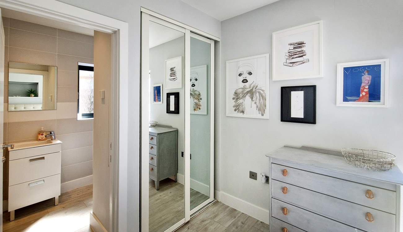 The elegant main bedroom.