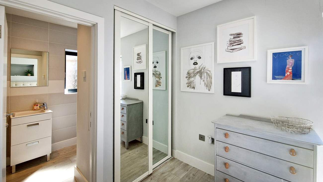The elegant main bedroom.