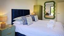 Bedroom 2 can be made up as a king or a twin.