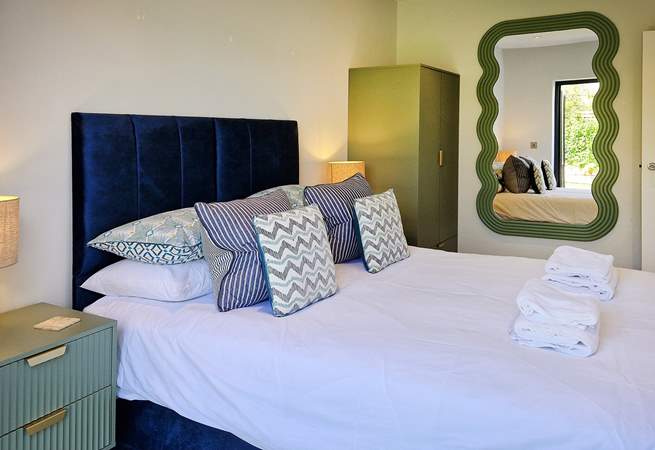 Bedroom 2 can be made up as a king or a twin.