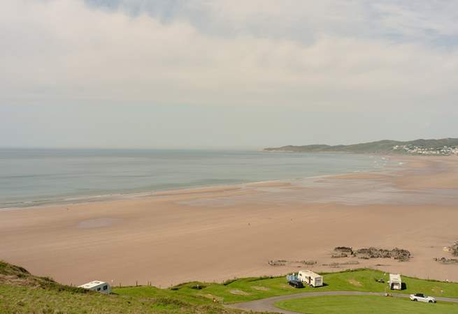 Beautiful Croyde beach is just a short walk away.