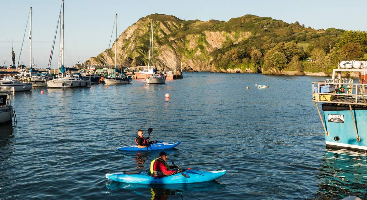 Discover Ilfracombe's pretty harbour.