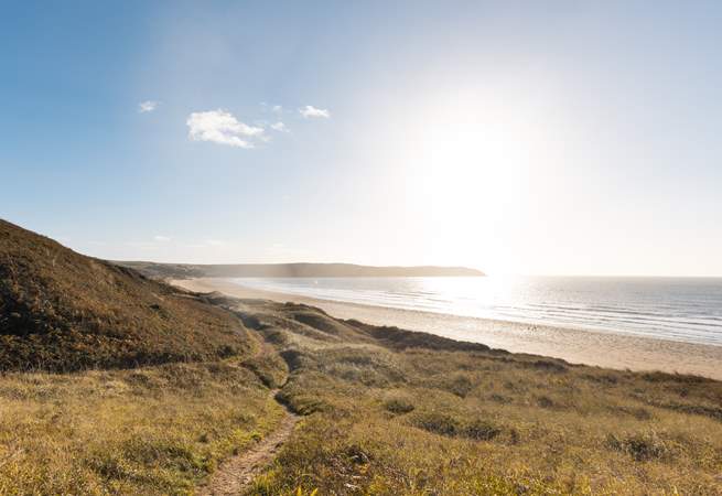 Woolacombe beach is truly glorious.